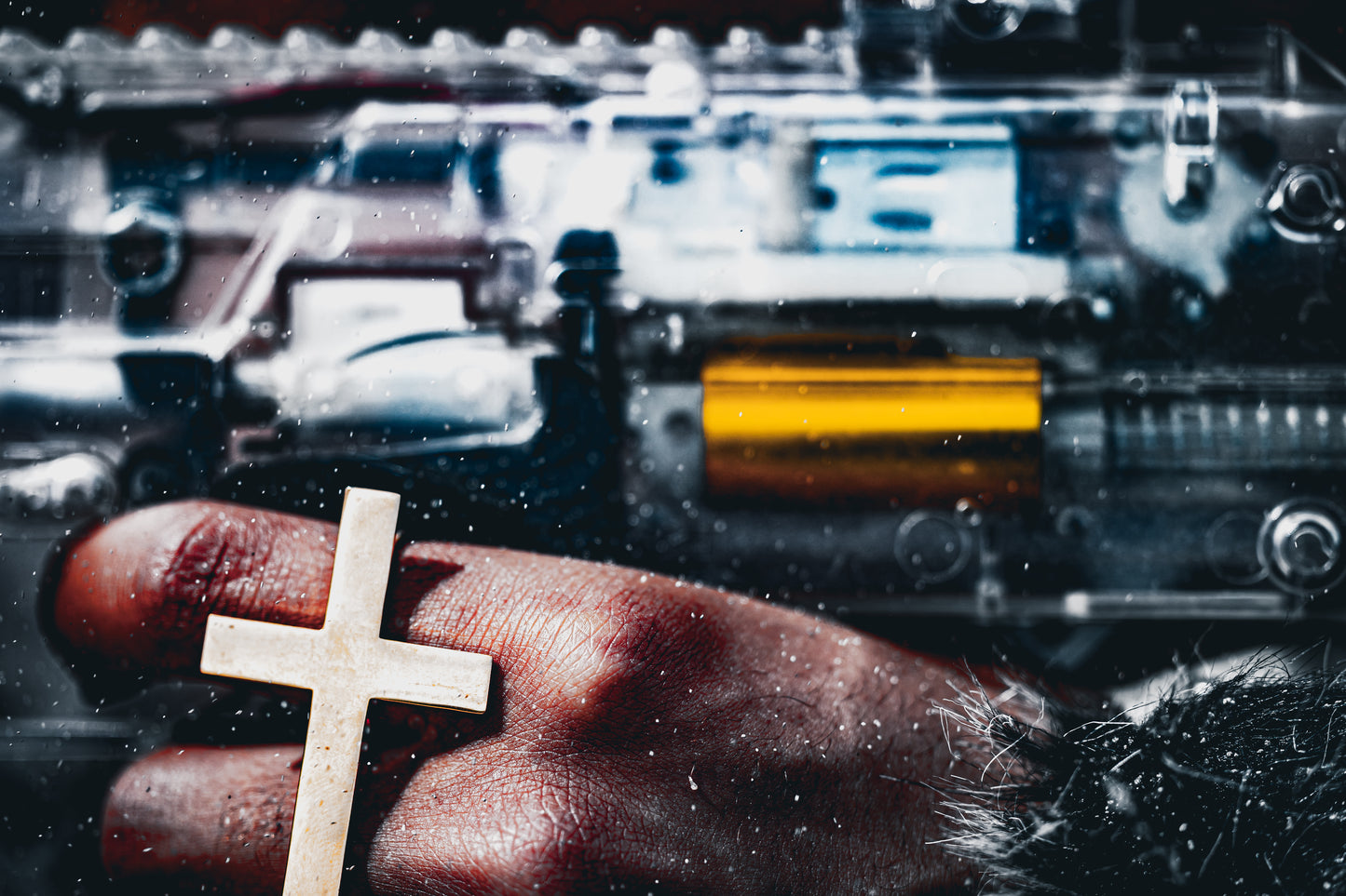 Cross Double ring