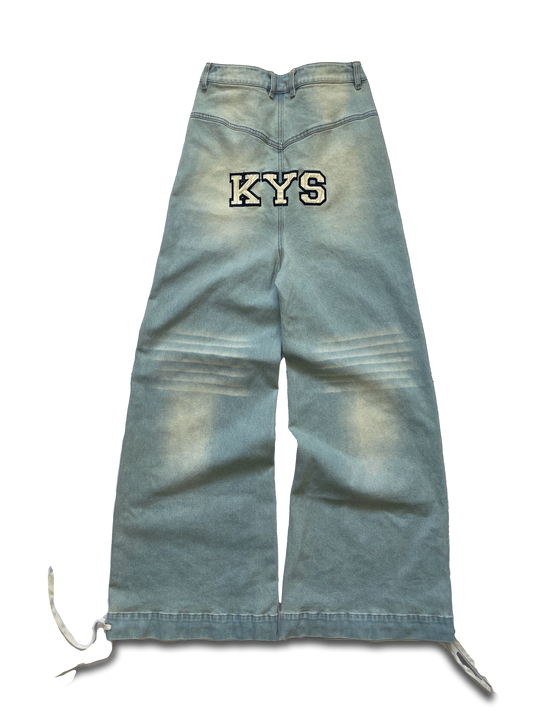 "Keep Yourself Safe" Jeans