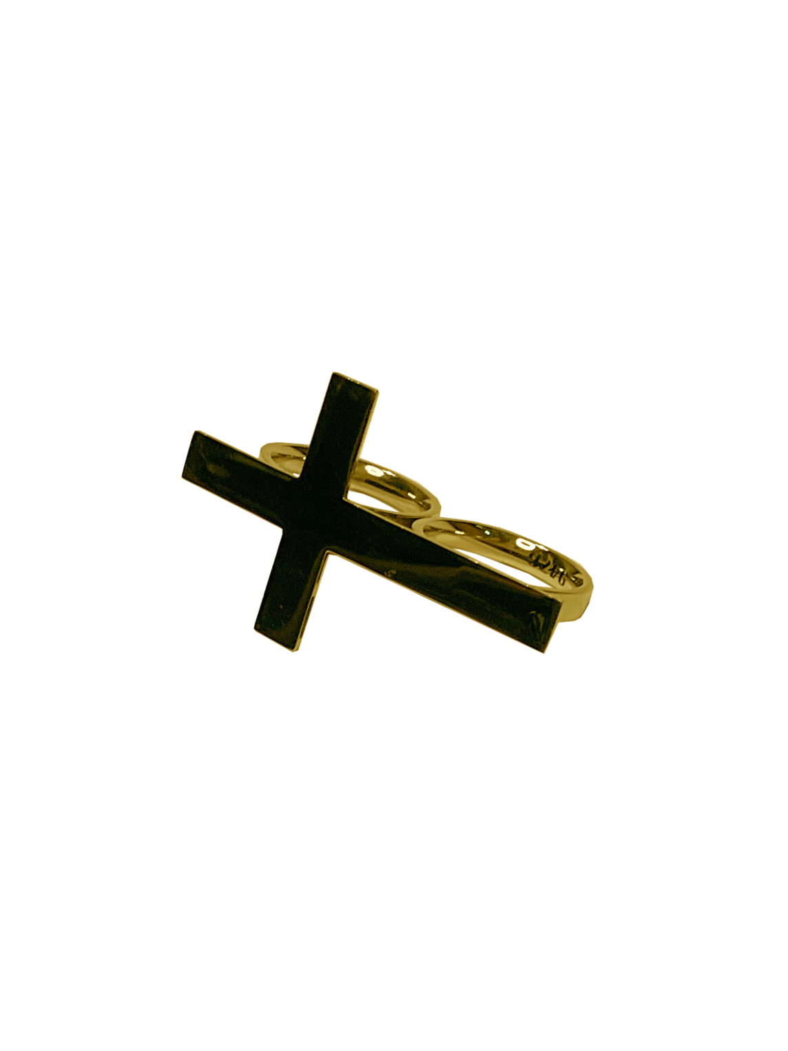 Cross Double ring