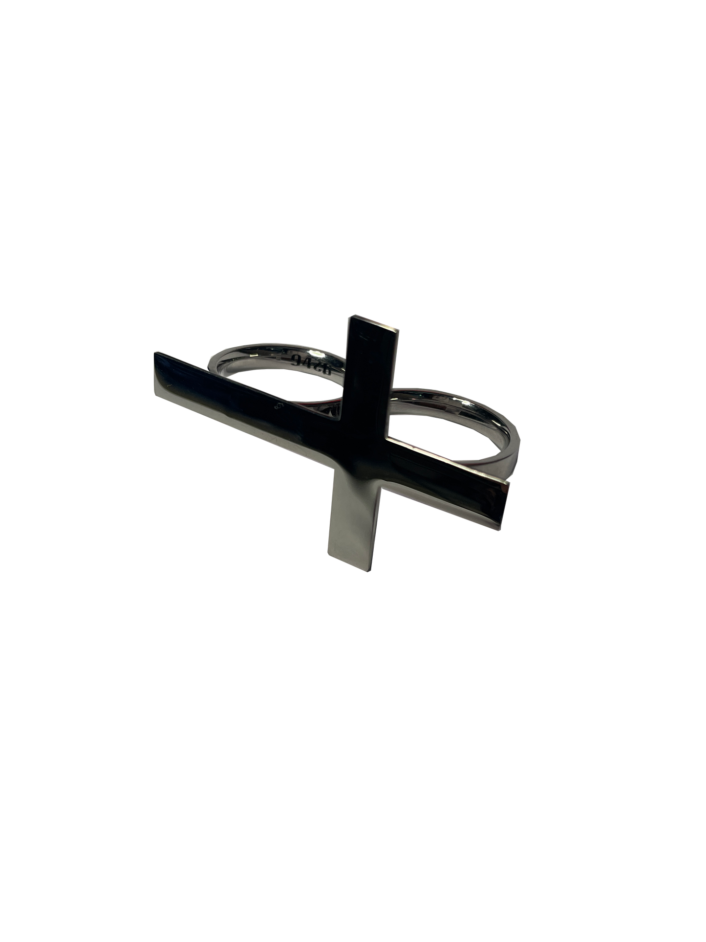Cross Double ring