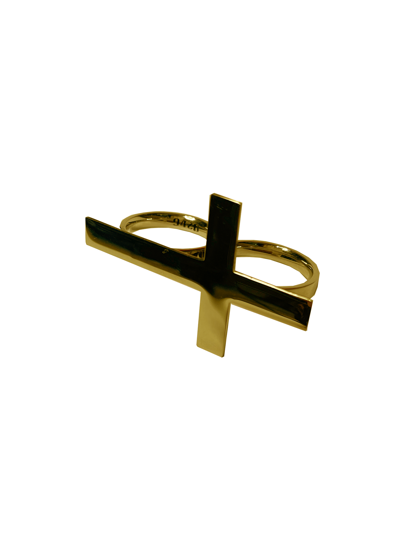 Cross Double ring