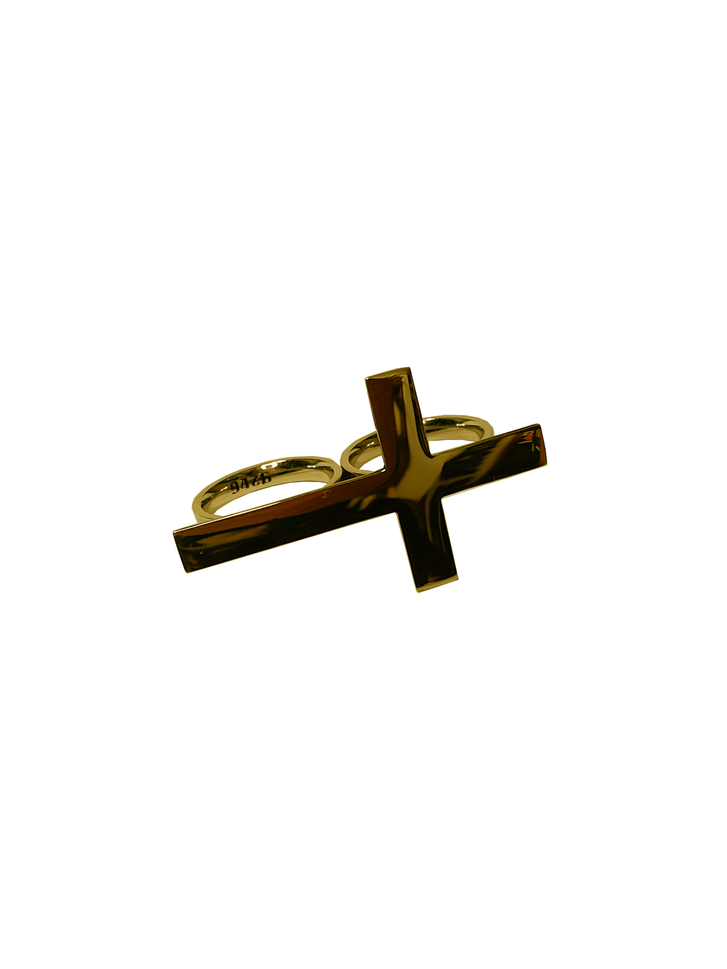 Cross Double ring